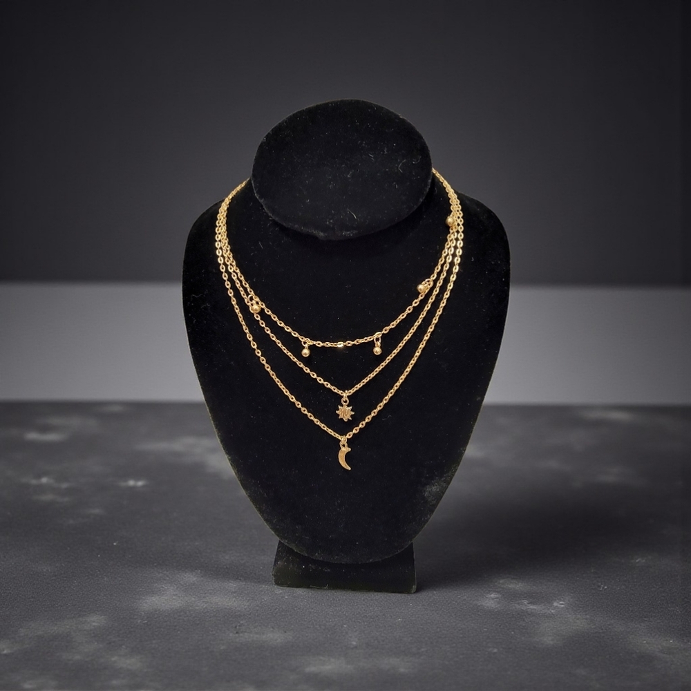 10 /$10 ♥️Elegant Gold Color  Layered Necklace♥️